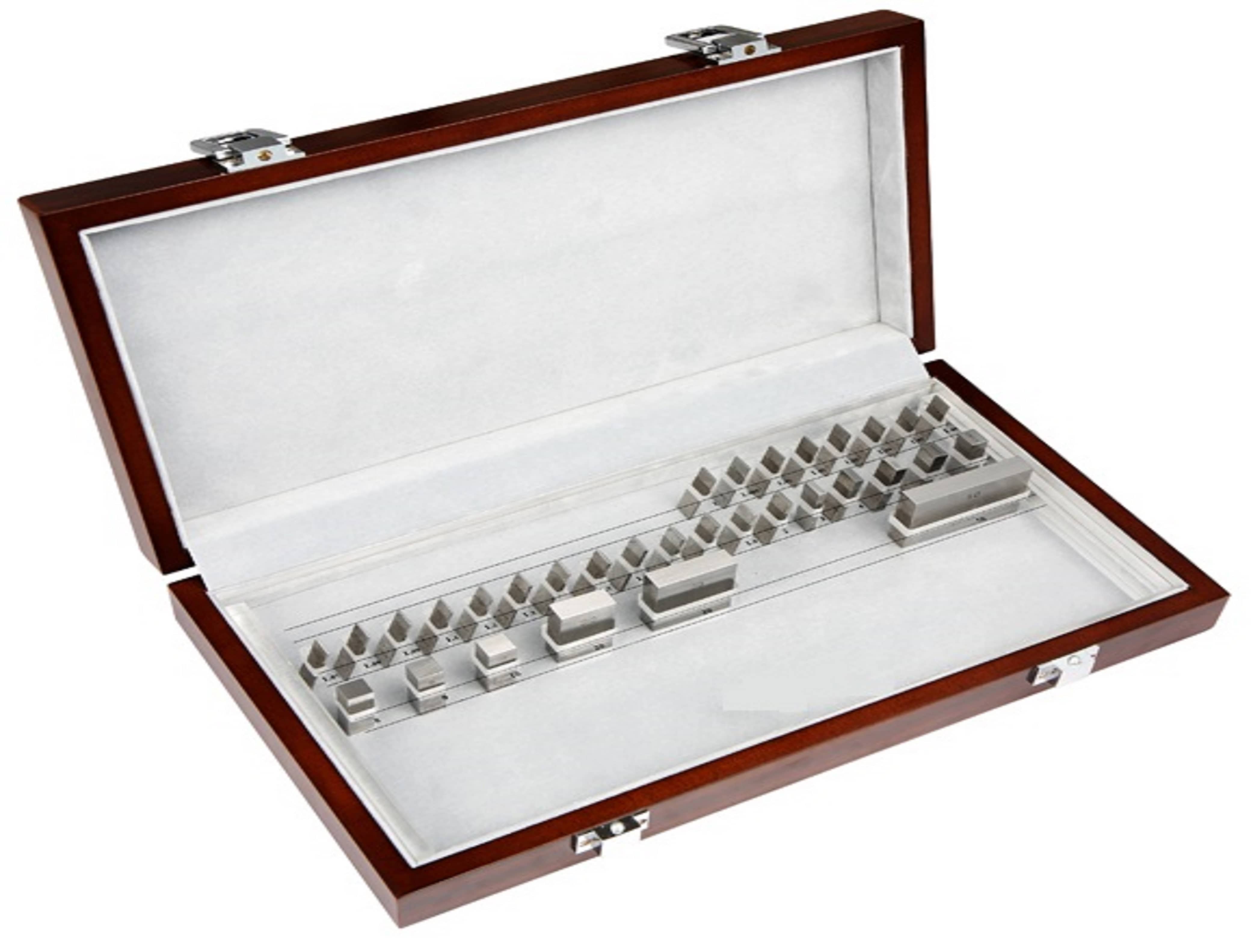 Steel gauge block set