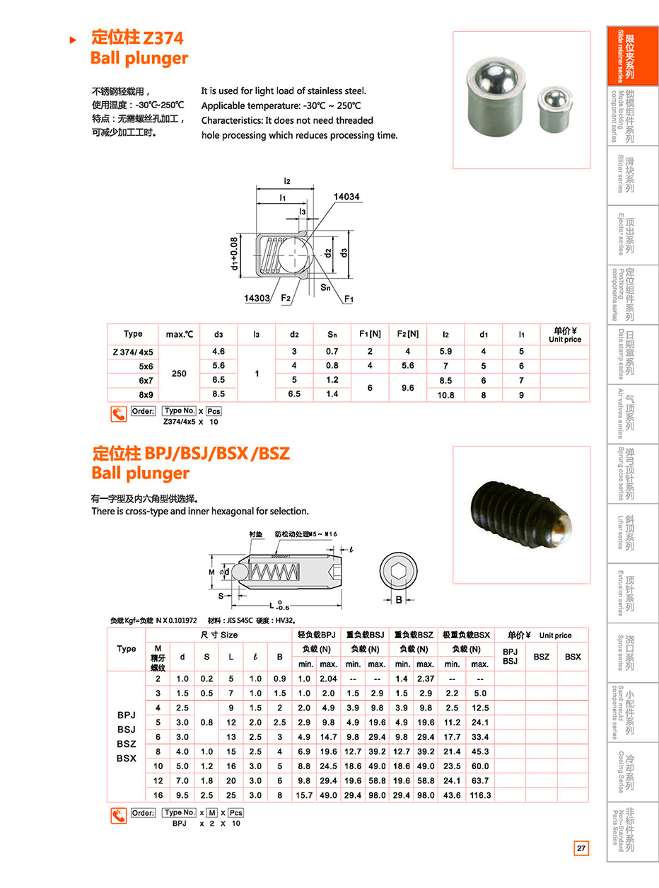 Taper interlock  Z374 details