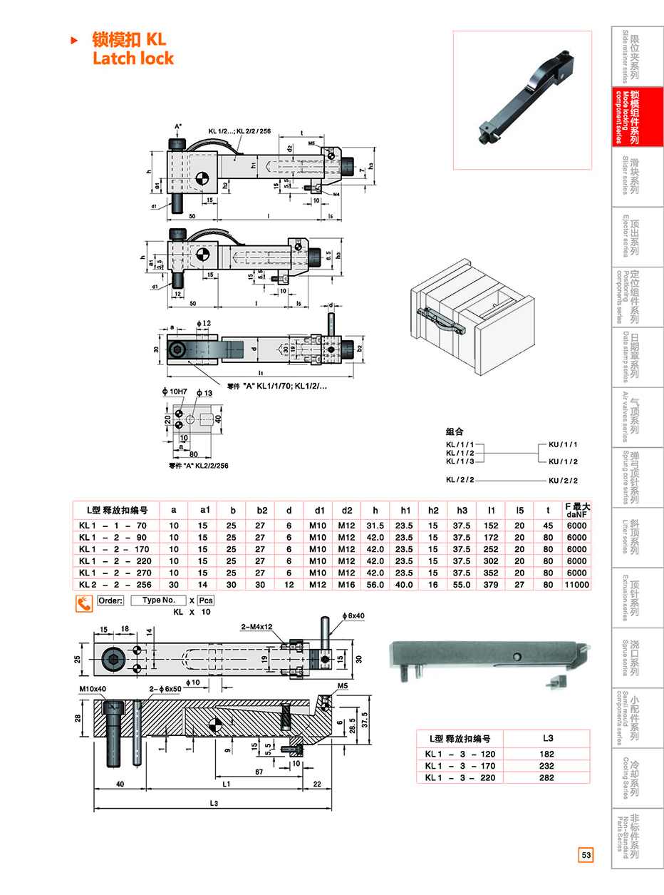 Latch lock KL details